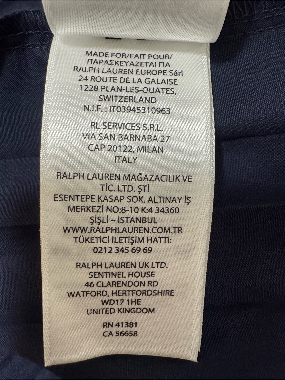 Polo Ralph Lauren Navy Pleated-Hem Drawstring Midi Shirtdress Size 6 - Picture 9 of 10